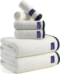 REDKISS 6 Piece Luxury Bath Towel Set, 2 Bath Towels, 2 Hand Towels, 2 by REDKISSOnline