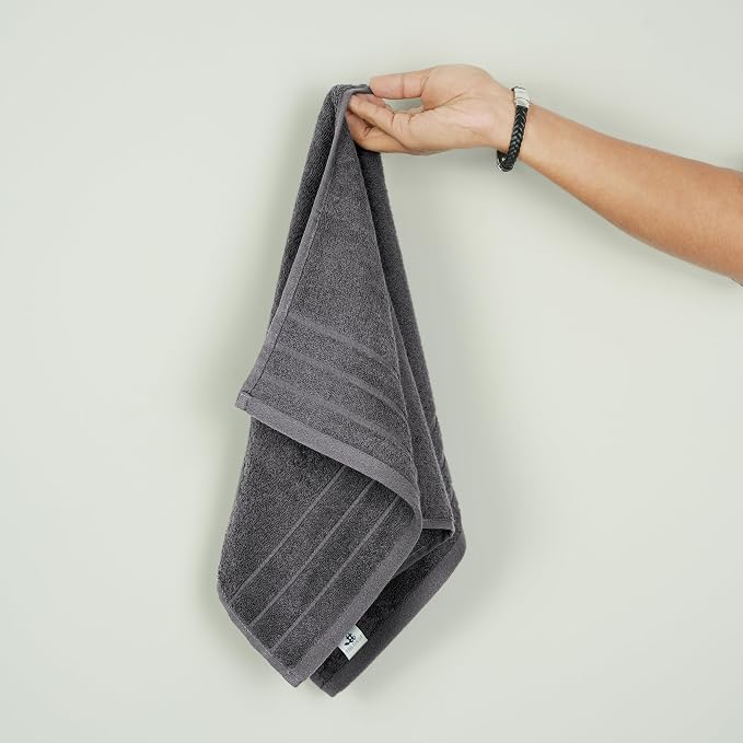 Tens Towels Pack of 6 Hand Towels, 100% Cotton, Lighter Weight, Quick to Dry - Image 7