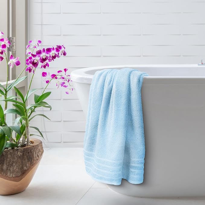 Avalon Towels Bath Towels Set of 4, Size 30 x 60 Inches, Highly Soft and - Image 2