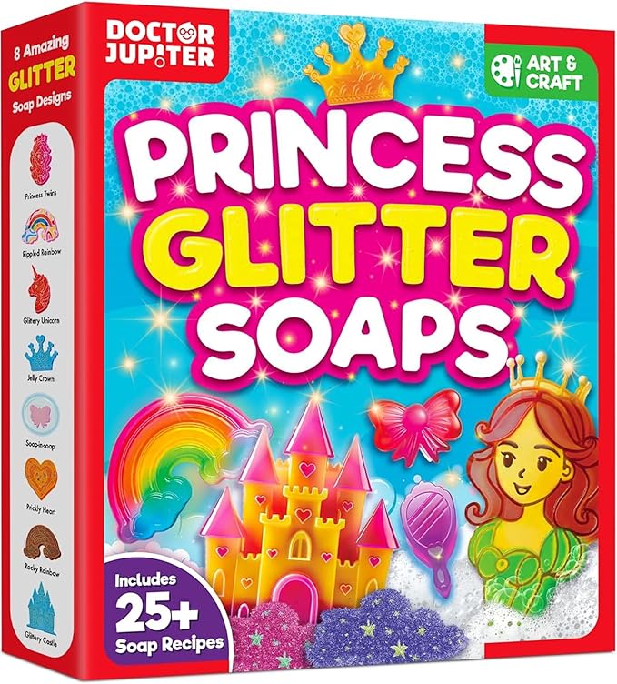 Doctor Jupiter Princess Glitter Soap Making Kit by DoctorJupiter