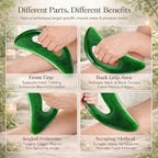 BBTO 2 Pcs Body Gua Sha Tool Large Resin Scraping Tools - Image 4