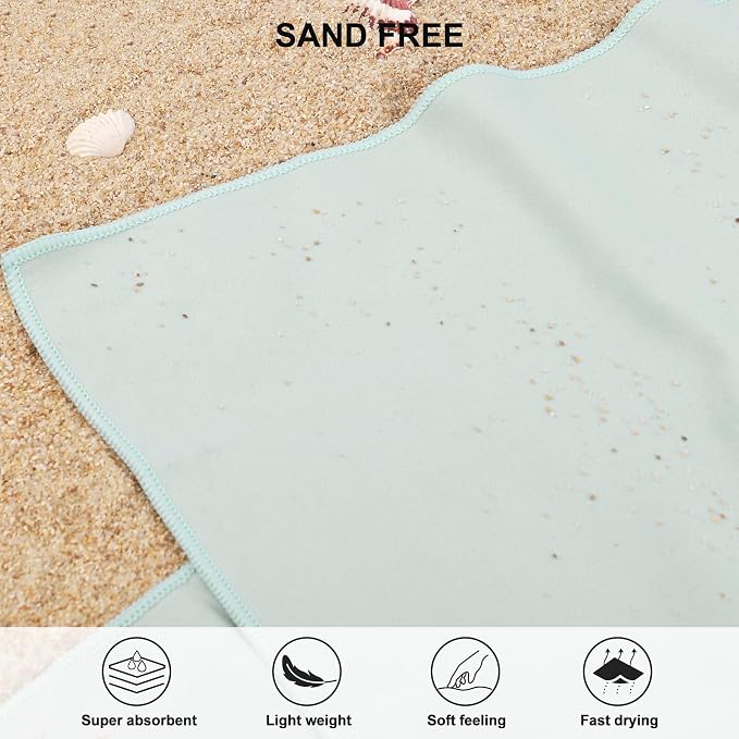 Rainleaf Microfiber Towel Perfect Travel & Gym & Camping Towel. Quick Dry - Image 5
