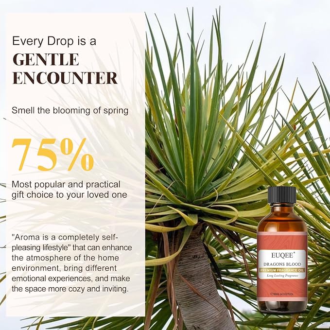 EUQEE Dragons Blood Fragrance Oils, 60ml Scent Essential Oils - Image 4