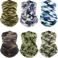 Fuinloth Neck Gaiter, 6 Pack Cooling UV Protection Bandana Face Mask Gator Scarf by fuinloth