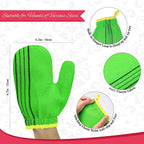 3 Pieces Korean Exfoliating Mitt Exfoliating Washcloth Korean Body Scrub Mitt - Image 2