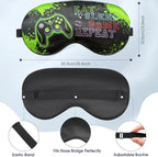 2 Pcs Boys Sleep Eye Mask, Guys Blackout Sleeping Silk Mask - Image 3