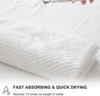 2 Piece Hand Towels Set, 100% Microfiber - Image 2