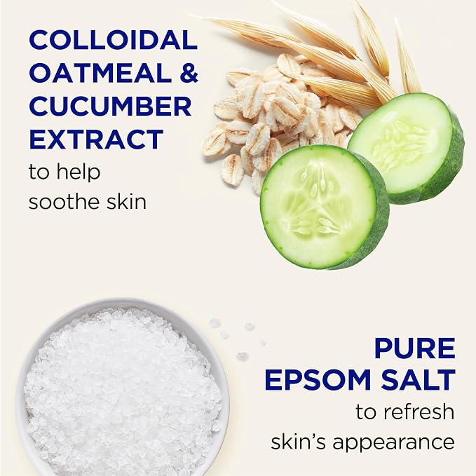 Dr Teal's Foaming Bath with Pure Epsom Salt, Sensitive Skin with Colloidal - Image 2