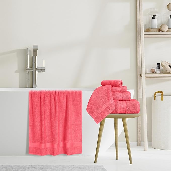 GLAMBURG Ultra Soft 8-Piece Towel Set - Image 5