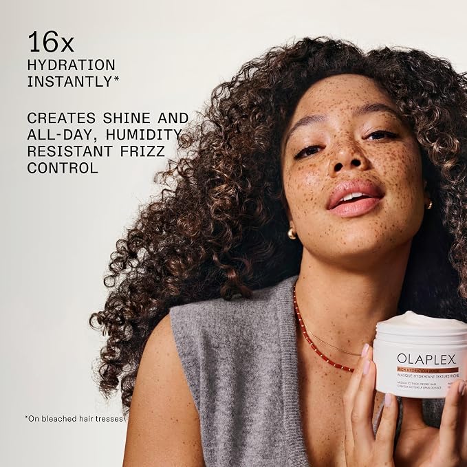 Olaplex Rich Hydration Mask: Cuticle Sealing Mask | Hydrate & Control Frizz | - Image 2
