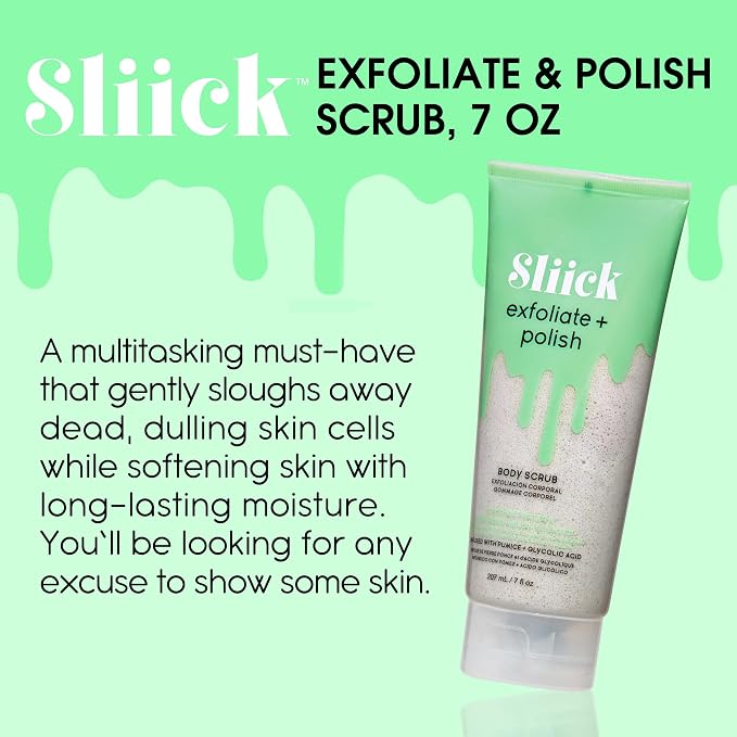 Sliick Exfoliate and Polish Body Scrub, Infused - Image 3
