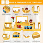 Premium Bathtub Tray Caddy - Image 3
