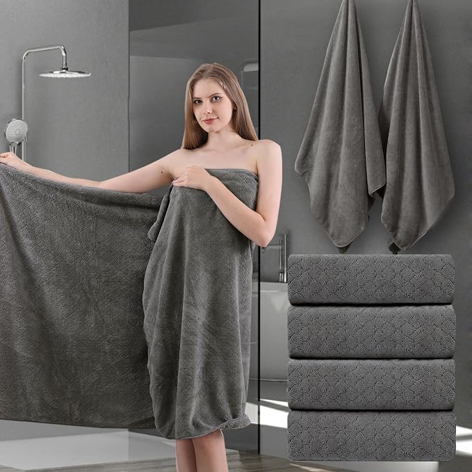 Ycosy Extra Large Bath Towels Set 35x70 Inches by Ycosy