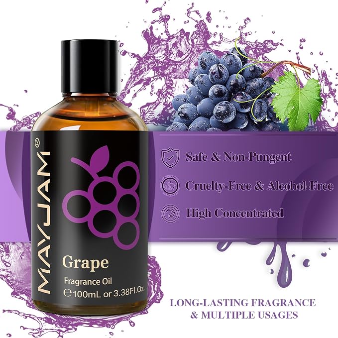 MAYJAM 100ML/3.38FL.OZ Grape Fragrance Oils - Image 3