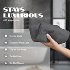 White Classic Gray Hand Towels for Bathroom Cotton Hand Towel Bulk for Gym - Image 6