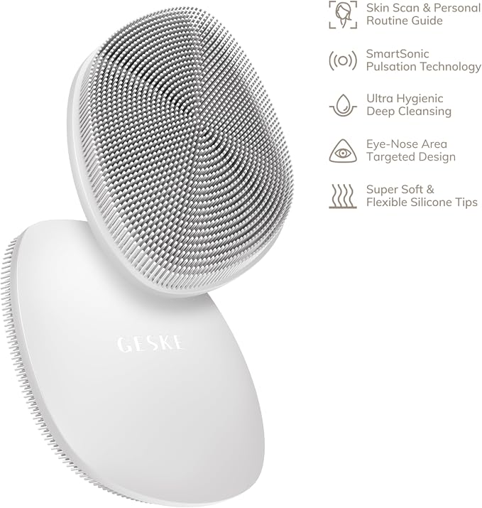 GESKE SmartAppGuided™ Facial Brush | 4 in 1 | Professional Facial Cleansing - Image 4