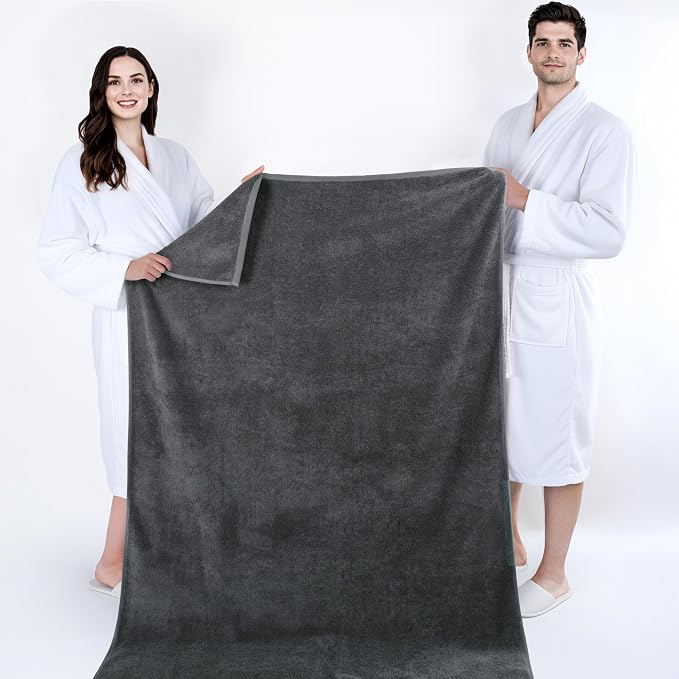 Cotton Paradise 100% Cotton 40x80 Oversized Bath Sheet, Extra Large Turkish - Image 5