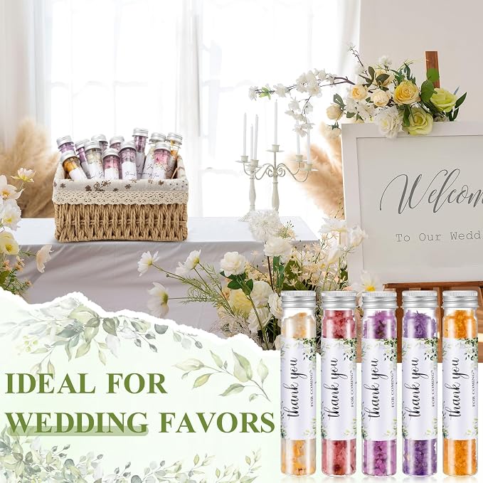 12 Pcs Aromatherapy Bath Salts Test Tube Bath Salts - Image 6
