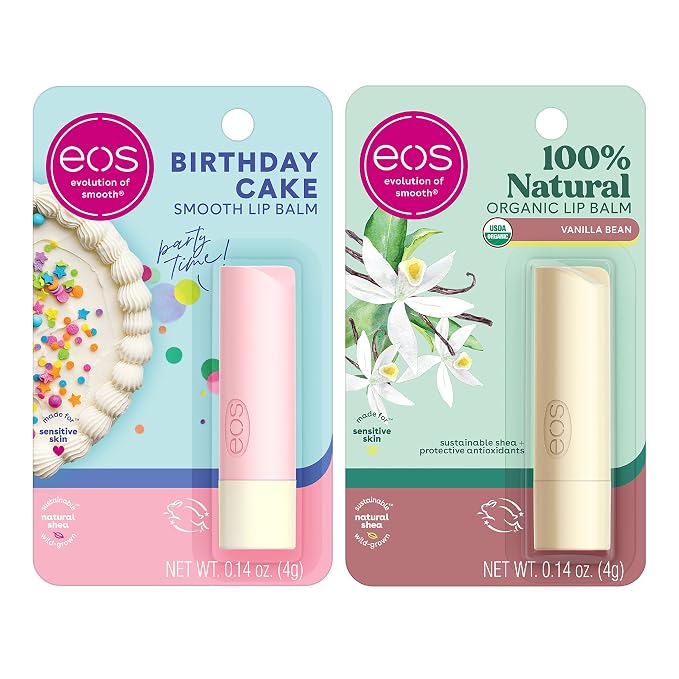 eos Birthday Bundle- Vanilla Bean Birthday Cake | Dermatologist Recommended by eosproducts