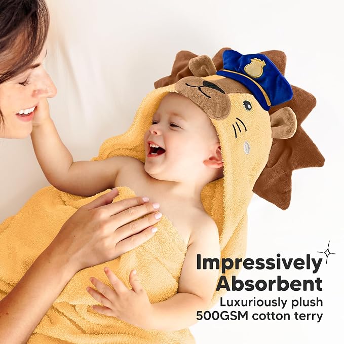 KeaBabies Organic Baby Towel - Image 5