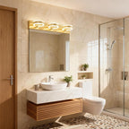 LED Bathroom Light Fixtures, 24inch Gold Vanity Lights, Modern 3 Light Acrylic - Image 7