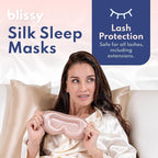 Blissy Silk Sleep Mask Profile - Image 2