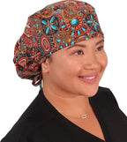 Sparkling EARTH Big Hair Ponytail Classic Surgical Style Scrub Working Cap - Image 6