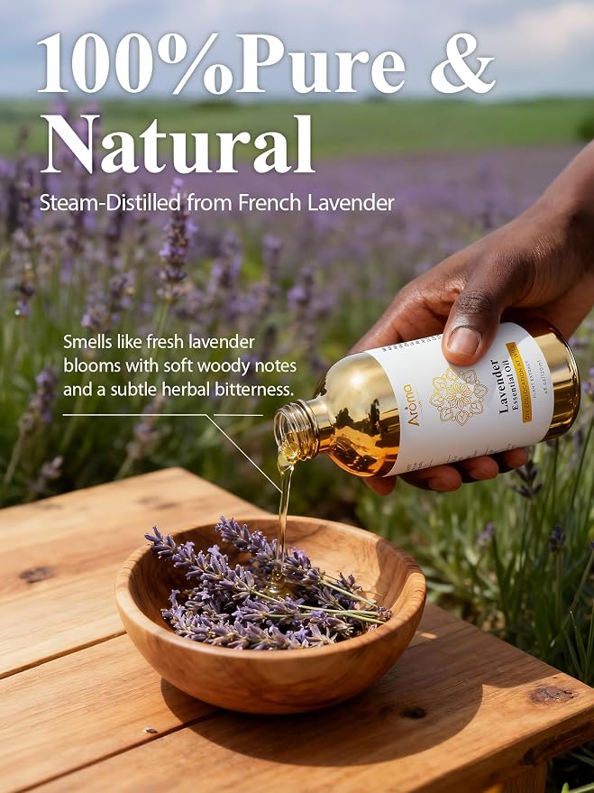 100% Pure Lavender Essential Oil 4 fl oz - Image 3