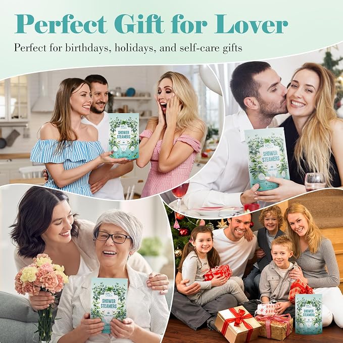 W&E Choice Shower Steamers Aromatherapy 18 Counts, Christmas Gifts - Image 5