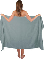 Belizzi Home Premium Cotton Oversized 2 Pack Bath Sheet 35x70-100% Pure Cotton - Image 5