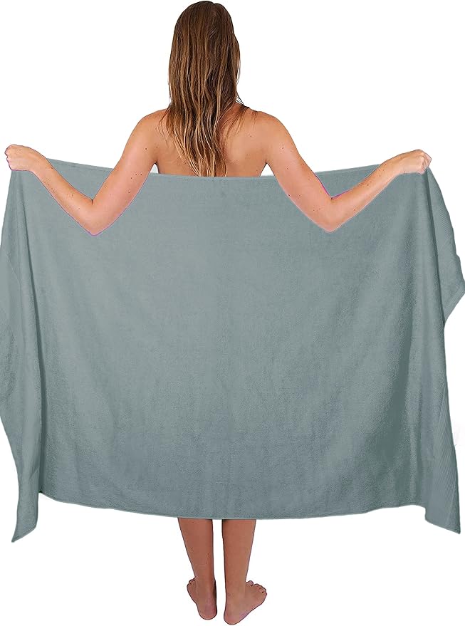Belizzi Home Premium Cotton Oversized 2 Pack Bath Sheet 35x70-100% Pure Cotton - Image 5