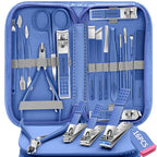 Manicure Set 16Pcs Nail Clippers Set Manicure Kit Professional Stainless Steel by BLESWIN