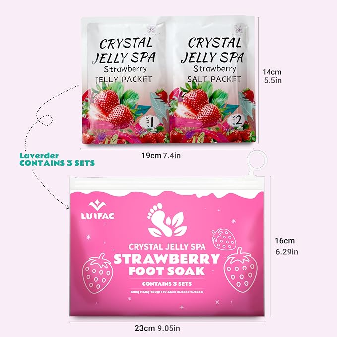 Foot Soak, Jelly Spa Pedicure Spa, Bubble Foot Bath Spa, Salon Pedi, Relaxation - Image 6