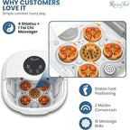 Collapsible Foot Spa Electric Rotary Massage, Heated Foot Bath - Image 7