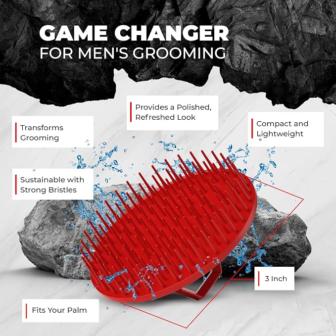 Bossman Scalp Massager & Shampoo Brush – Scalp Exfoliator Brush – Head Scrubber - Image 2