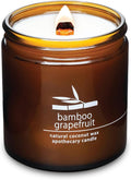 Hemlock Park Bamboo Grapefruit Apothecary Hand-Poured Scented Candle | by HemlockPark