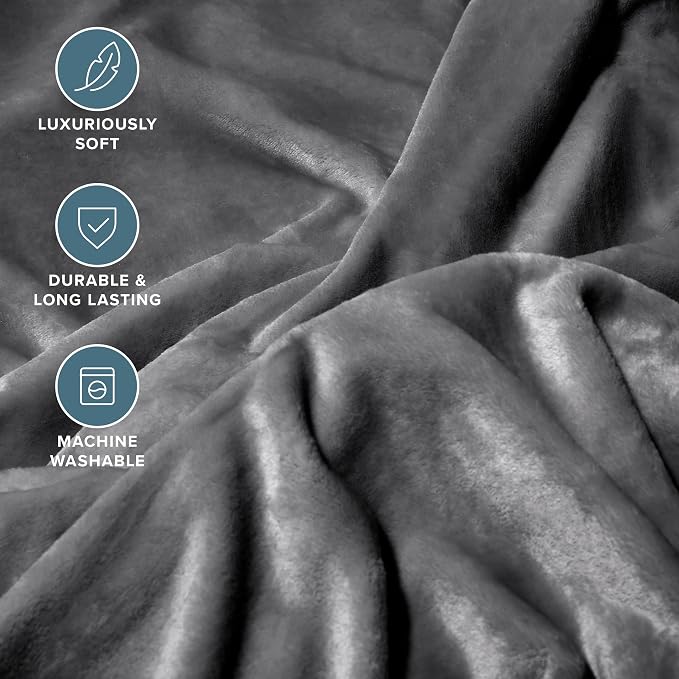 Bare Home Fleece Blanket - Image 2