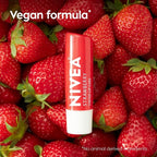 NIVEA Strawberry Lip Care, Nourishing Oils and Vitamin C & E, 3-in-1 Moisture - Image 9
