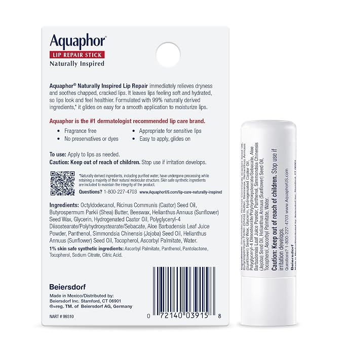 Aquaphor Naturally Inspired Lip Repair Stick - Image 10
