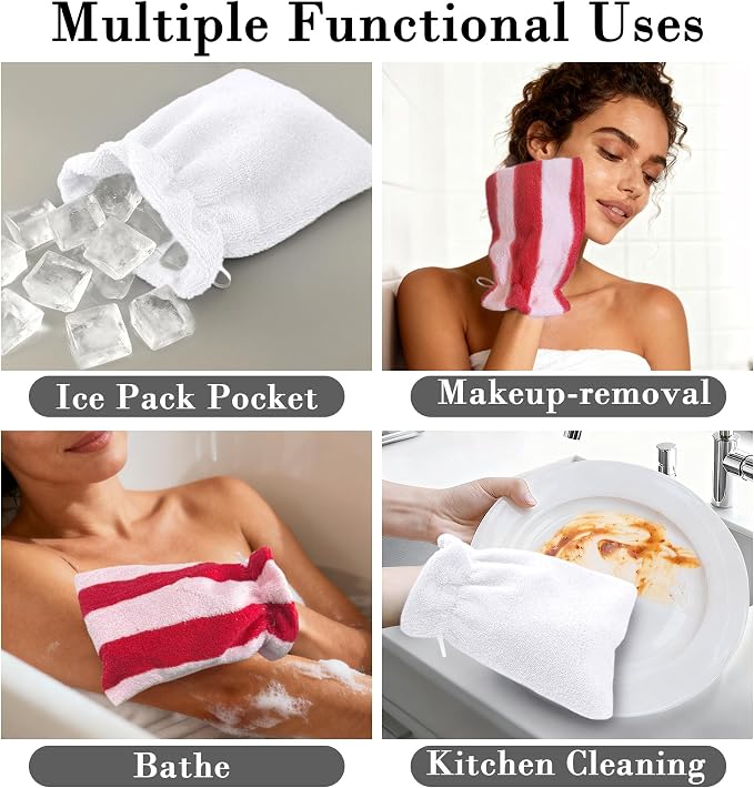 VOOVA & MOVAS 6-Pack Bath Mitts - Image 4