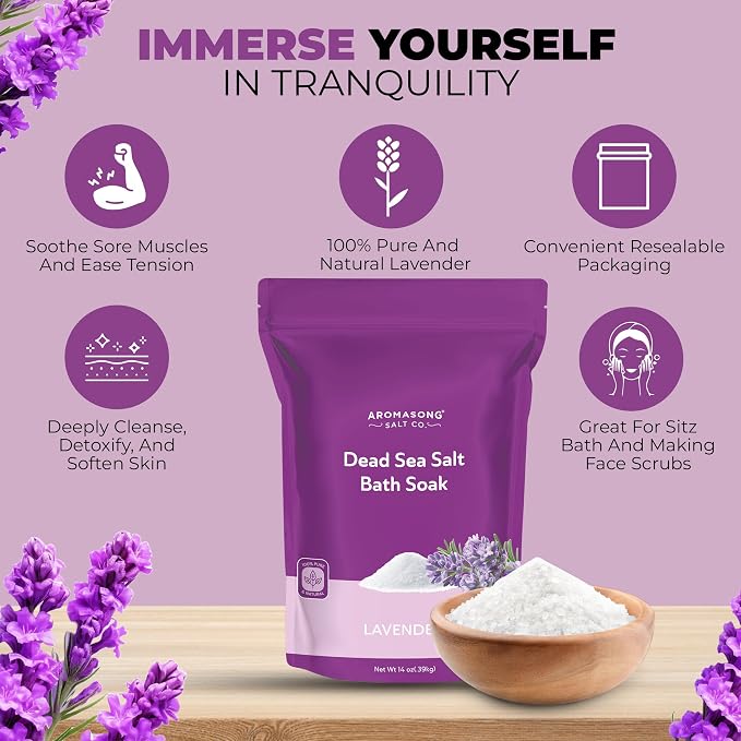 Aromasong Dead Sea Salt for Soaking - Image 2