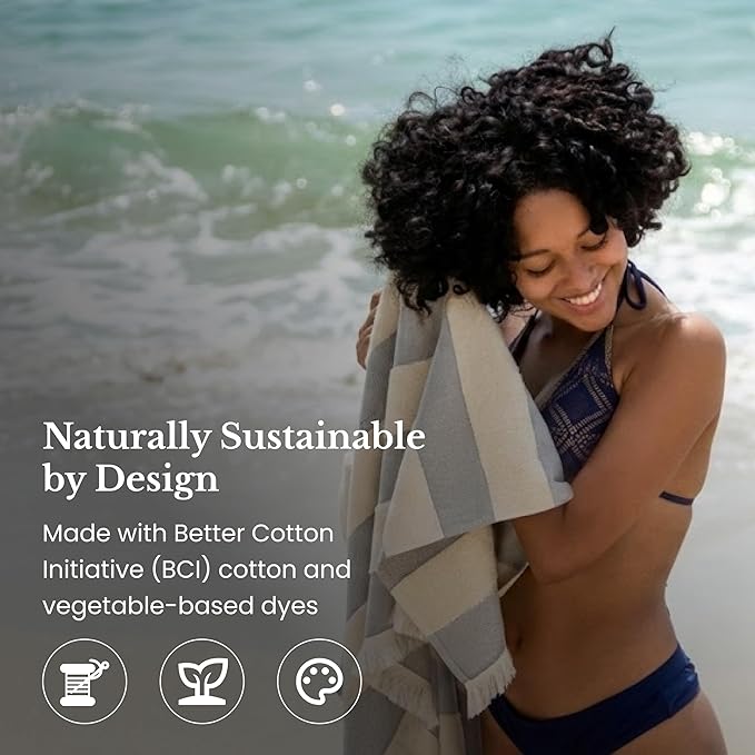 Lightweight Turkish Beach Towel - Image 4