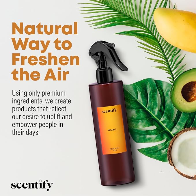 Scentify Miami Odor Neutralizing Room Spray – Luxury Cashmere, Floral & Musky - Image 3