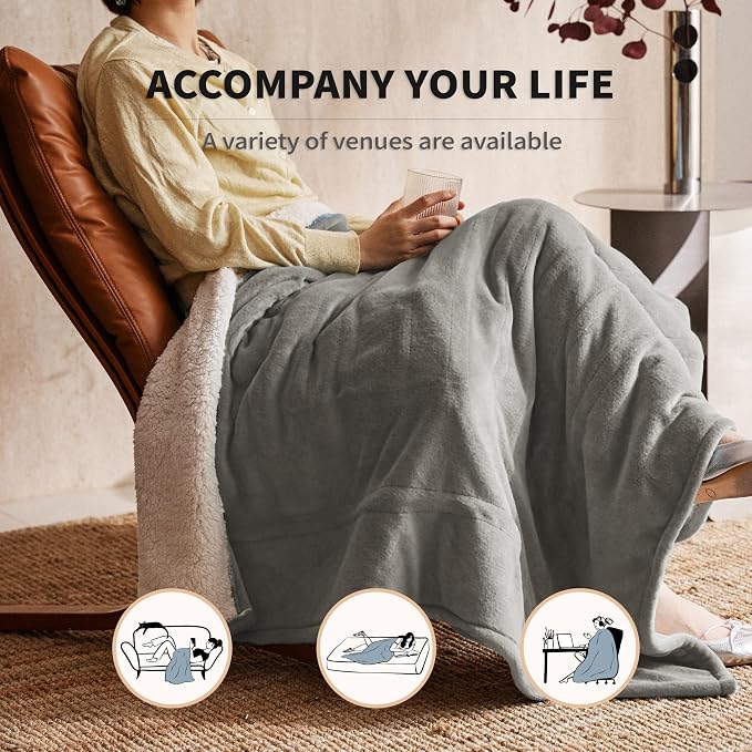 JET'S HOME Heated Blanket 50"x60" - Image 5