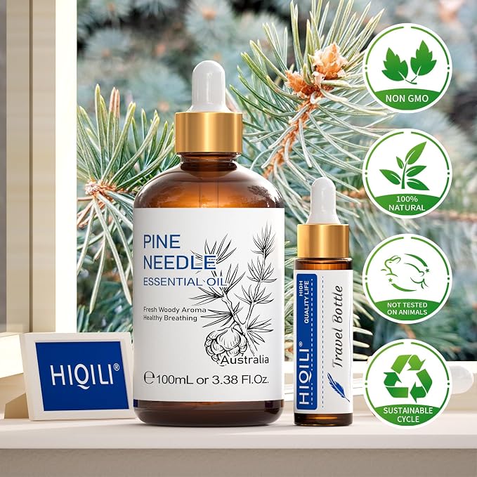 HIQILI 100ML Pine Essential Oil, 100% Pure Natural Premium Quality, - Image 8
