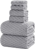 Extra Large Bath Towel Set of 6, Oversized Bath Sheet Super Soft Highly by NALIVO