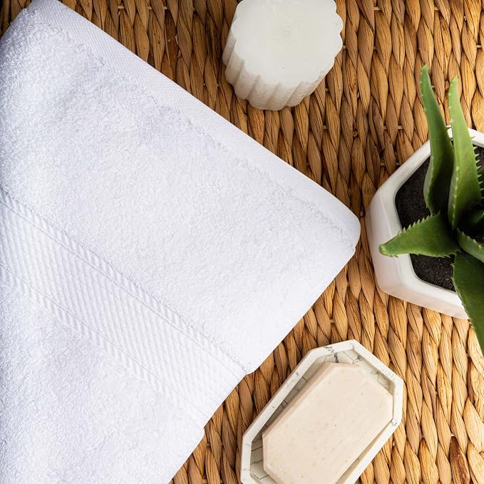 SUPERIOR Egyptian Cotton Pile 10 Piece Towel Set, Includes 2 Bath, 4 Hand - Image 6