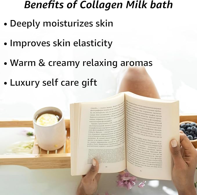 Creamy Coconut Collagen Milk Bath Soak Powder Moisturize & Soften Skin – - Image 2