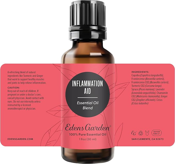 Edens Garden Inflammation Aid Essential Oil Blend- 100% Pure Premium Grade - Image 8