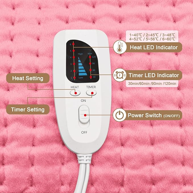 Deepsoon Heating Pad, Electric Heating Pads - Image 7